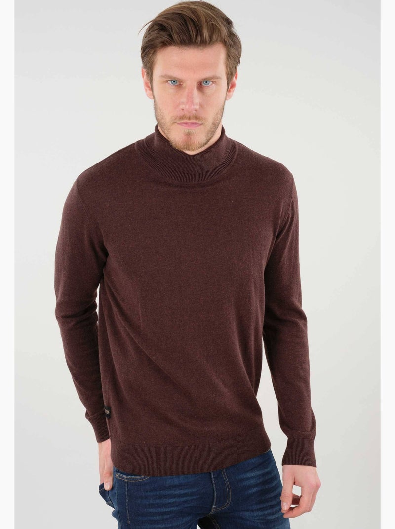 Pull pour homme 'Deeluxe' Marron chocolat - Kiabi