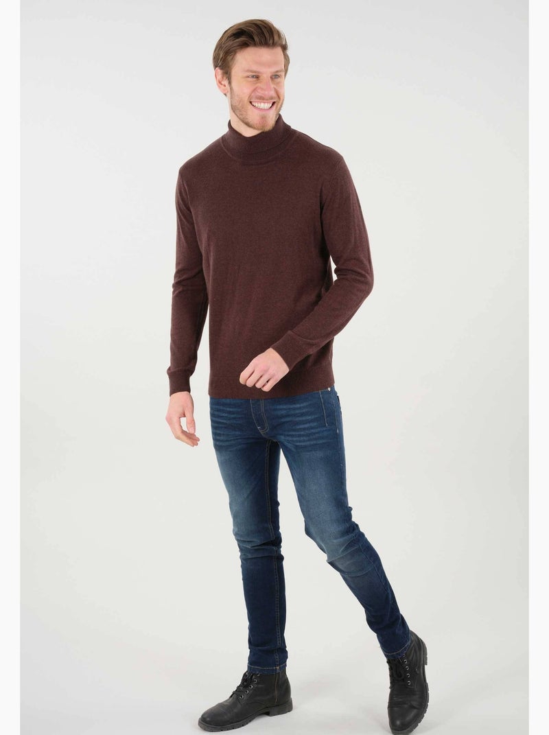 Pull pour homme 'Deeluxe' Marron chocolat - Kiabi