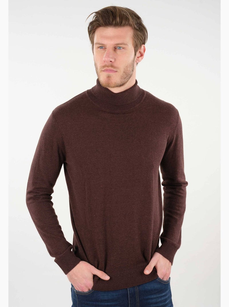Pull pour homme 'Deeluxe' Marron chocolat - Kiabi