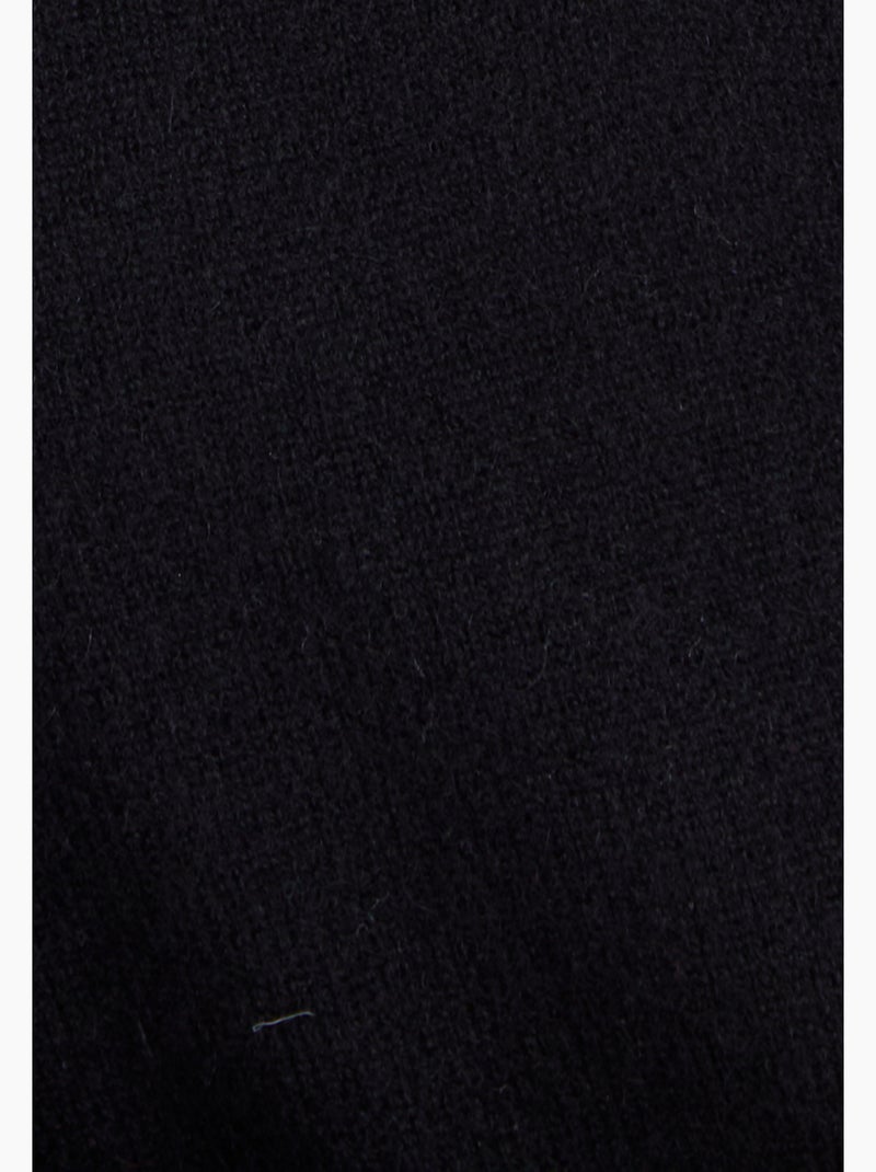 Pull pur cachemire - damart Noir mat - Kiabi