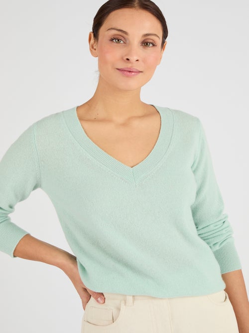 Pull pur cachemire - Damart - Kiabi