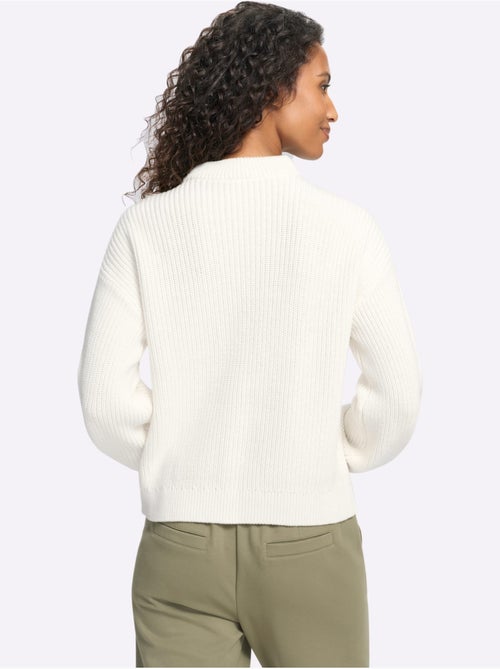 Pull pur coton - taille standard - helline - Kiabi Pull pur coton - taille standard - helline - Kiabi