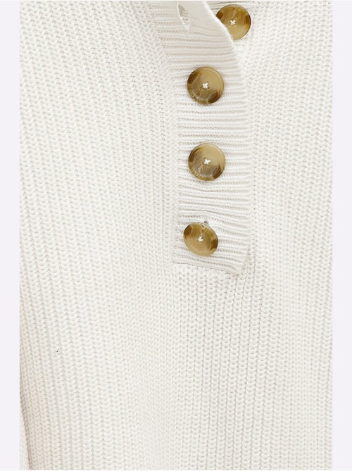 Pull pur coton - taille standard - helline - Kiabi Pull pur coton - taille standard - helline - Kiabi