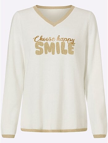 Pull pur coton - taille standard - helline