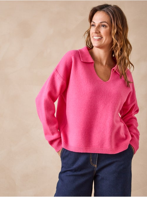 Pull pure laine col polo - DAXON - Kiabi