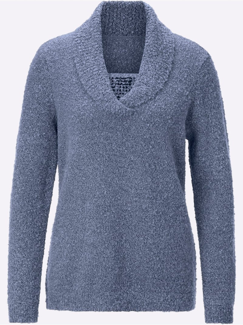 Pull Qualité Bouclée Chaude - Taille Standard - Witt Gris tourterelle - Kiabi