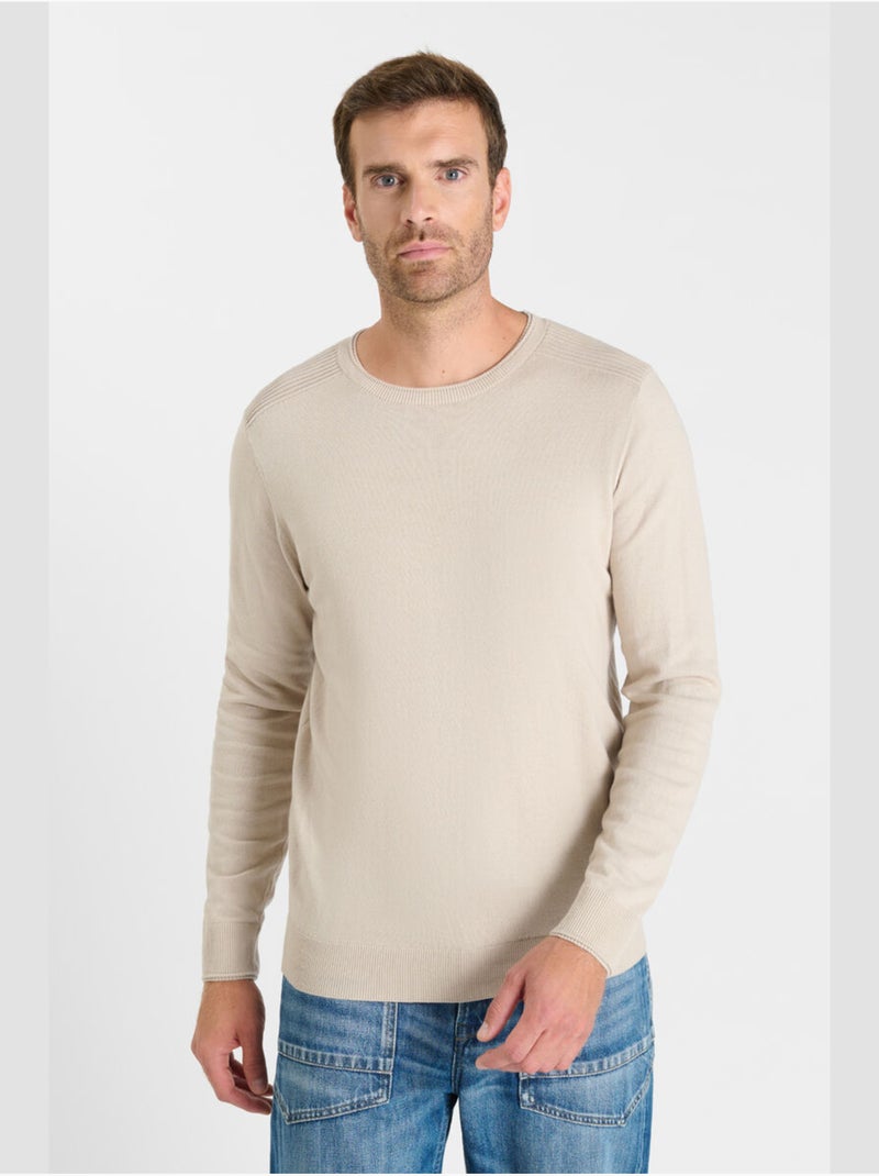 Pull RAMUX 'Le Temps Des Cerises' Beige - Kiabi