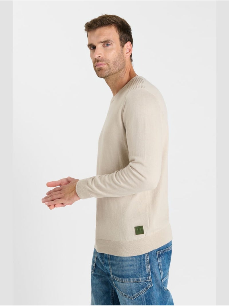 Pull RAMUX 'Le Temps Des Cerises' Beige - Kiabi