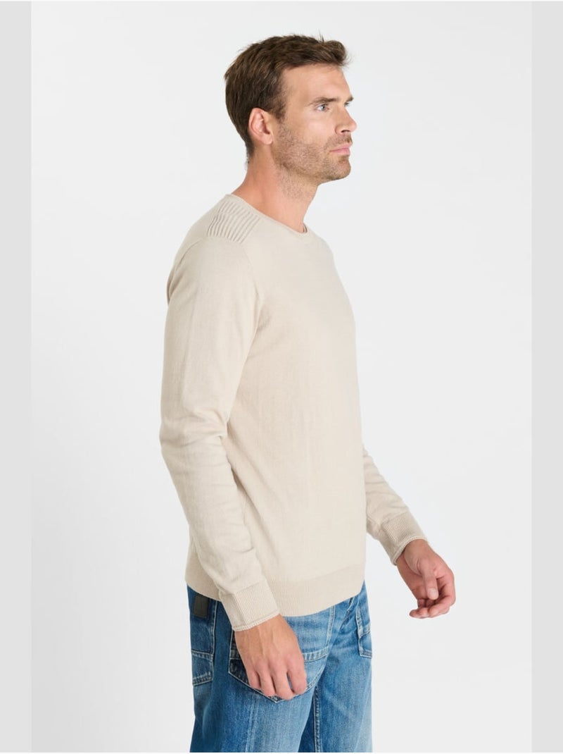 Pull RAMUX 'Le Temps Des Cerises' Beige - Kiabi