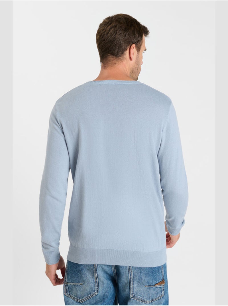 Pull RAMUX 'Le Temps Des Cerises' Bleu - Kiabi