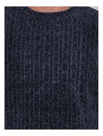 Pull ras de cous avec torsades LITURIN