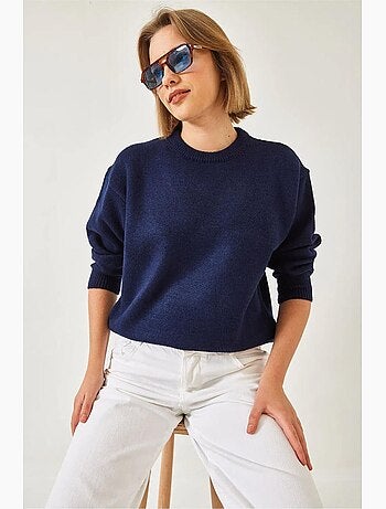 Pull ras du cou basique lucci