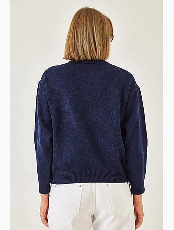 Pull ras du cou basique lucci