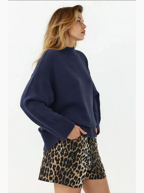 Pull ras du cou confortable hiccup - Kiabi Pull ras du cou confortable hiccup - Kiabi