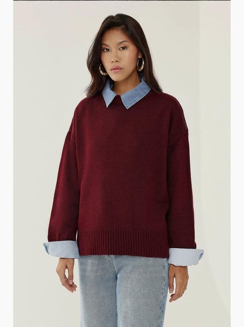 Pull ras du cou confortable hiccup - Kiabi