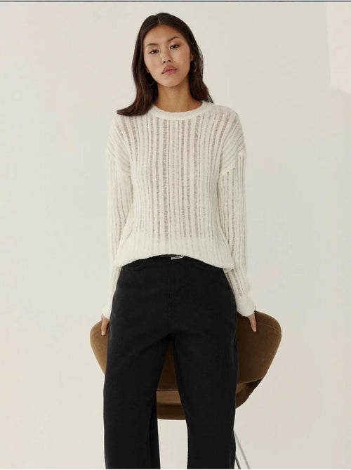 Pull ras du cou coupe décontractée - Kiabi