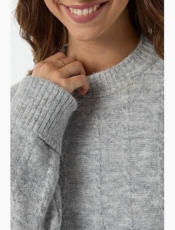 Pull ras du cou coupe décontractée hiccup