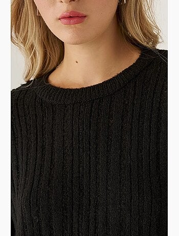 Pull ras du cou coupe décontractée hiccup