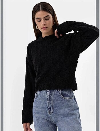 Pull ras du cou coupe décontractée