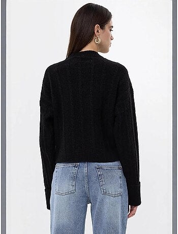 Pull ras du cou coupe décontractée