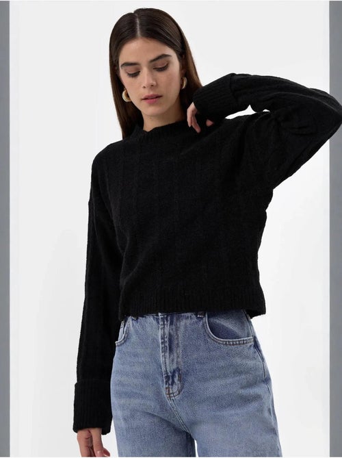 Pull ras du cou coupe décontractée - Kiabi