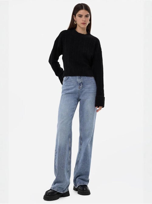 Pull ras du cou coupe décontractée - Kiabi