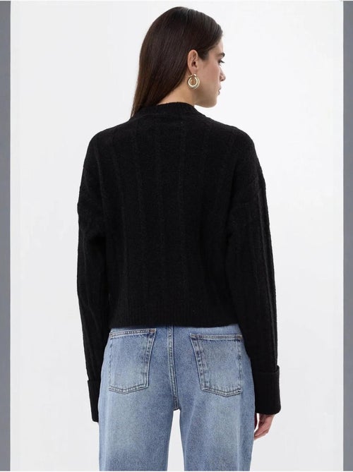Pull ras du cou coupe décontractée - Kiabi