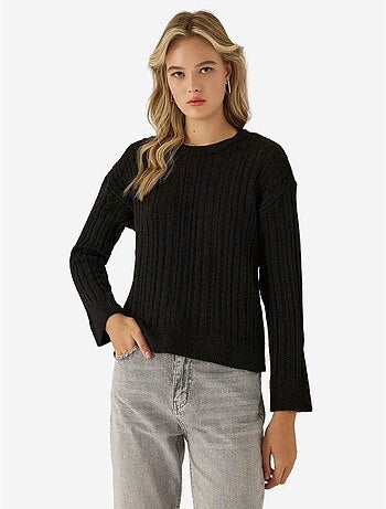 Pull ras du cou coupe décontractée