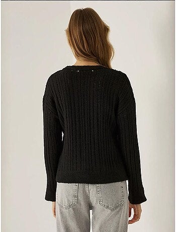 Pull ras du cou coupe décontractée