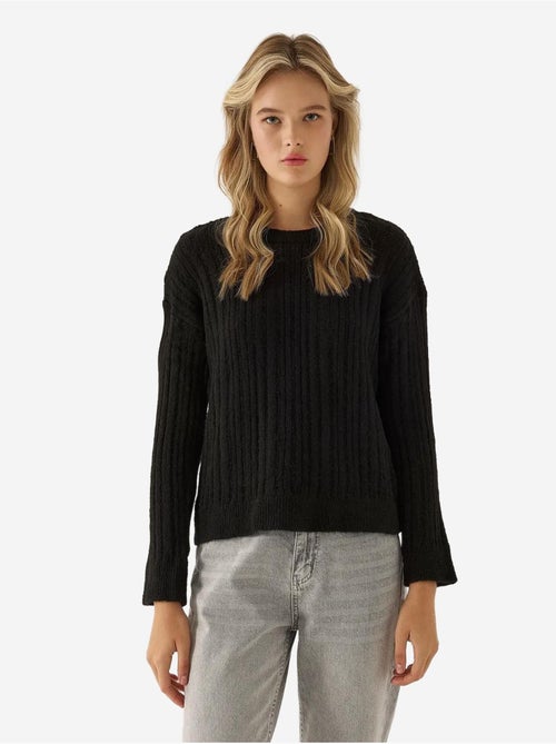 Pull ras du cou coupe décontractée - Kiabi
