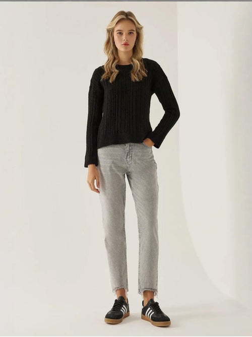 Pull ras du cou coupe décontractée - Kiabi