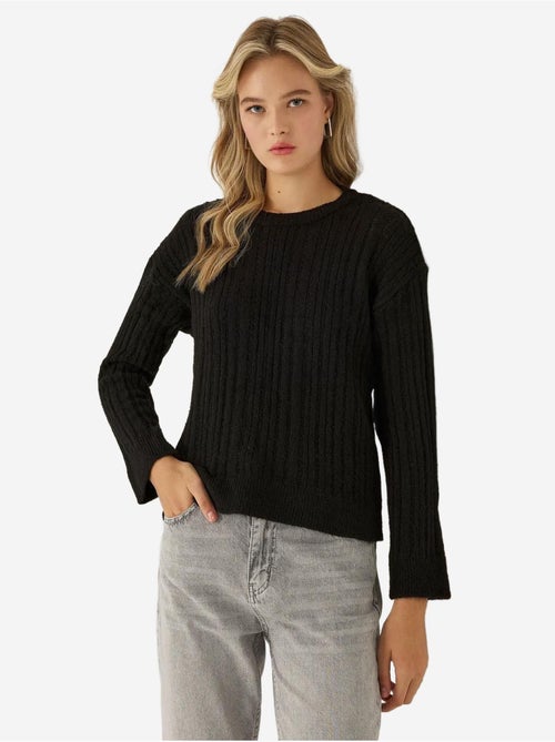 Pull ras du cou coupe décontractée - Kiabi