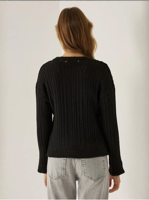 Pull ras du cou coupe décontractée - Kiabi