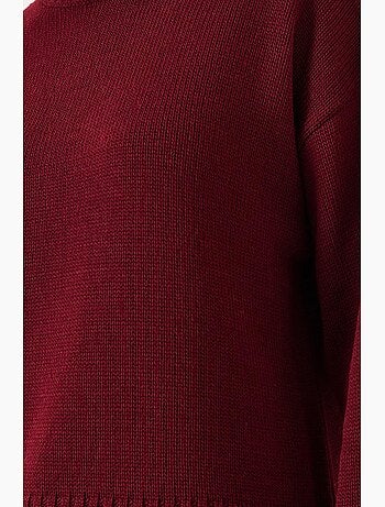 Pull ras du cou en maille lucci