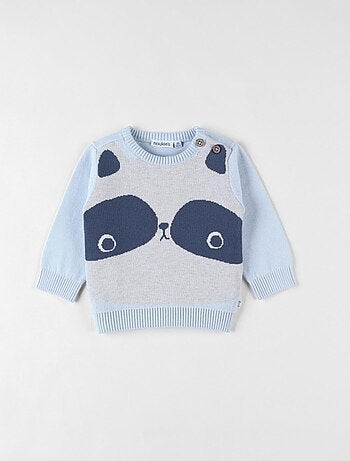 Pull raton laveur en coton, - Noukie's