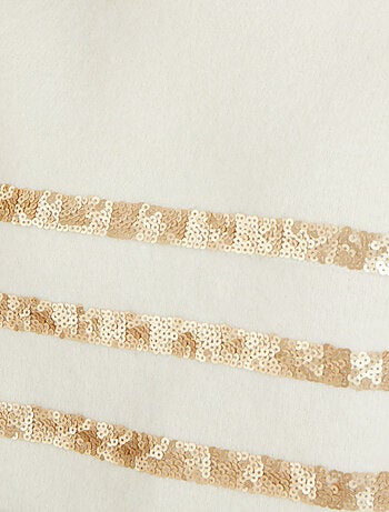 Pull rayé à sequins Thermolactyl - Damart
