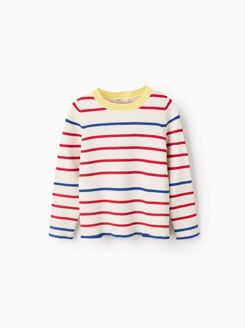 Pull Rayé Côtelé - Kiabi