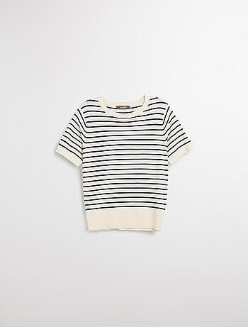 Pull rayé en maille MO Fashion