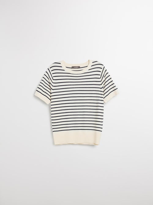 Pull rayé en maille MO Fashion - Kiabi