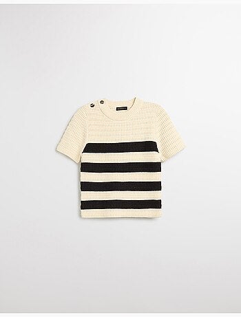 Pull rayé en maille, MO Fashion