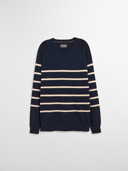 Pull rayé en maille pour homme MO Fashion - Kiabi