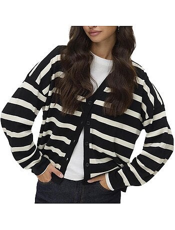 Pull Rayé Femme Vero Moda