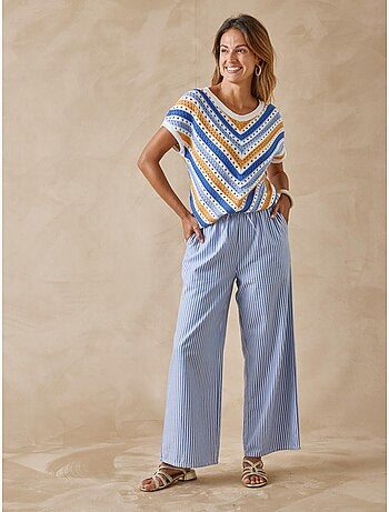 Pull rayé manches T - DAXON