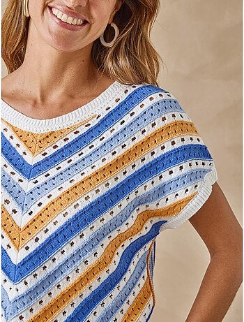 Pull rayé manches T - DAXON