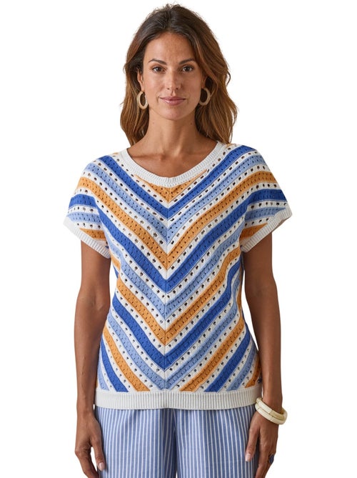 Pull rayé manches T - DAXON - Kiabi