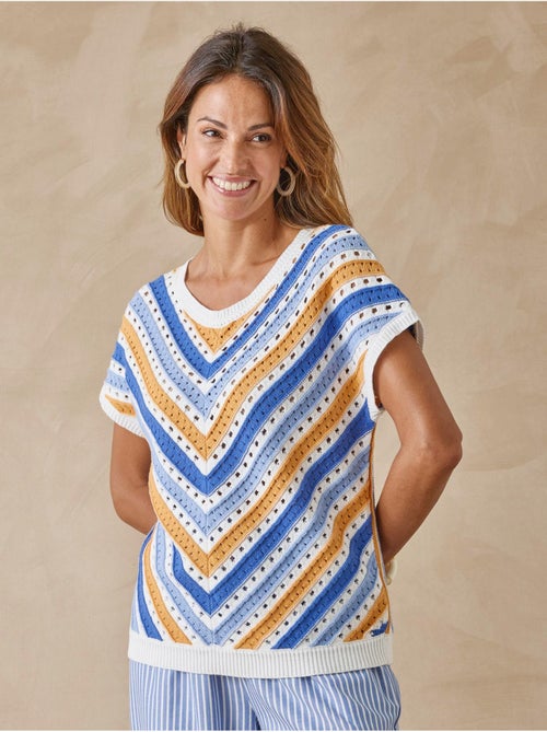 Pull rayé manches T - DAXON - Kiabi