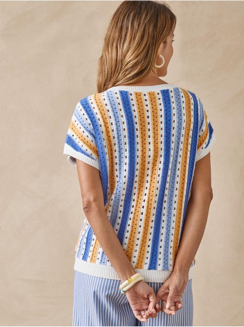 Pull rayé manches T - DAXON - Kiabi