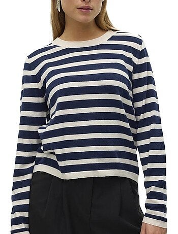 Pull Rayure Femme Vero Moda