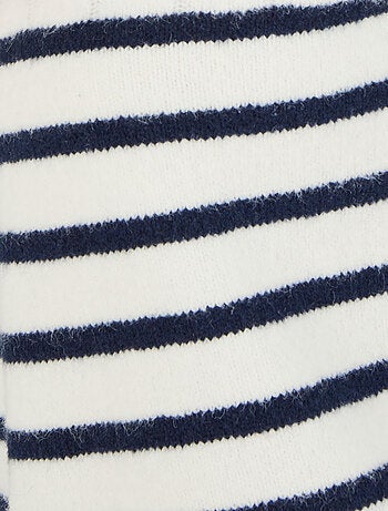 Pull rayures et maille ajourée Thermolactyl - Damart