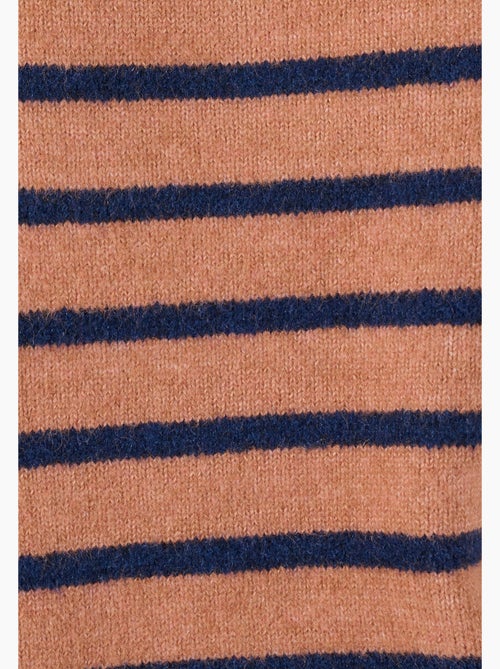 Pull rayures et maille ajourée Thermolactyl - Damart - Kiabi